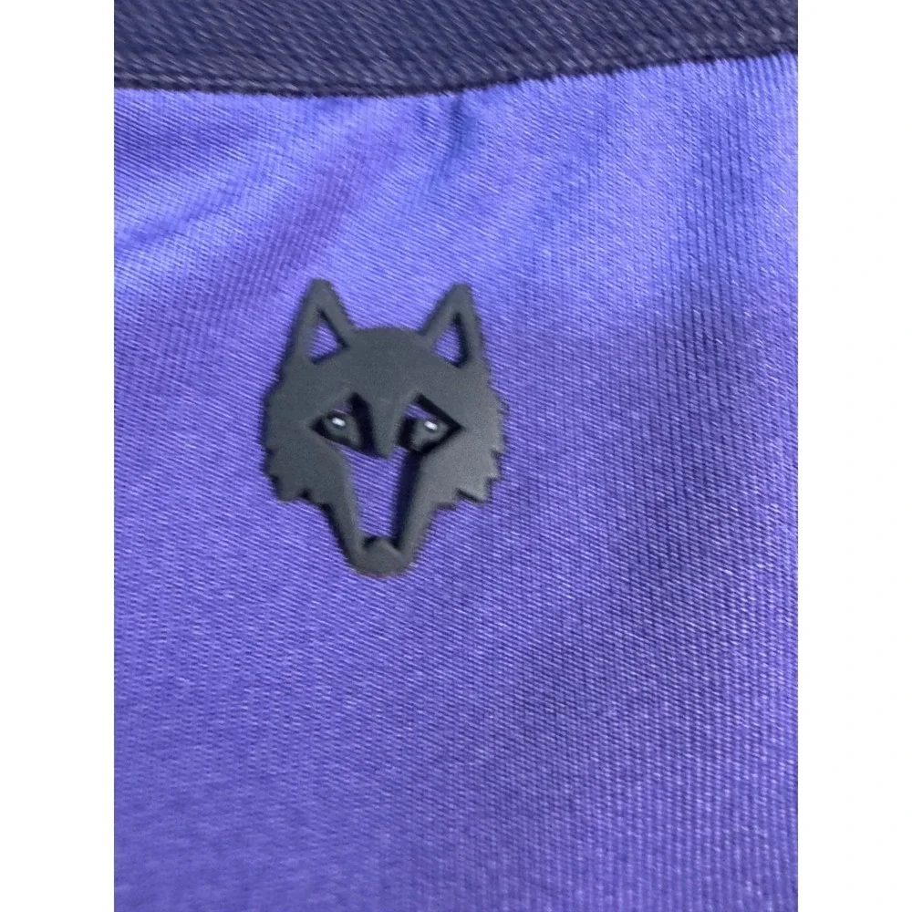 Greyson XXL Golf Polo Purple BHCC 1912 Wolf Logo‎ Short Sleeve Mens